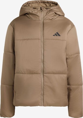 Veste de sport 'Essentials' ADIDAS SPORTSWEAR en beige : devant