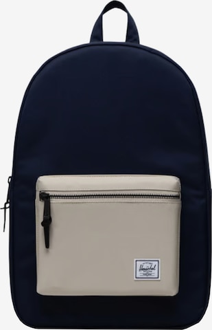 Herschel Rucksack 'Settlement' in Blau: Vorderseite