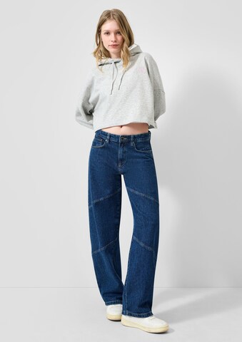 Sweat-shirt QS en gris