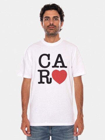 Carhartt WIP Shirt 'S/S I HARTT T-SHIRT WHITE' in Wit