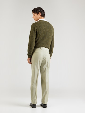 Regular Pantaloni cu dungă 'H-Genius-252' de la BOSS pe verde: spate