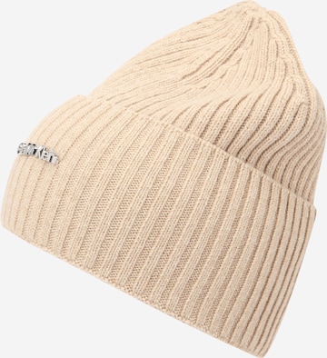 Bonnet Calvin Klein en beige : devant