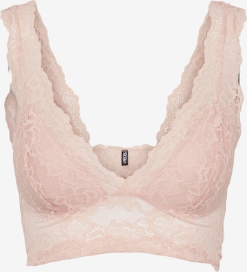 Soutien-gorge 'Lina' PIECES en rose : devant