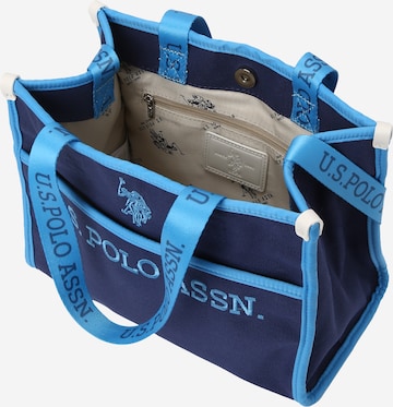 U.S. POLO ASSN. Nakupovalna torba 'Halifax' | modra barva