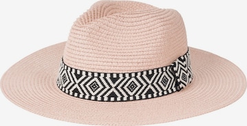 styleBREAKER Hat 'Panama' in Pink: front
