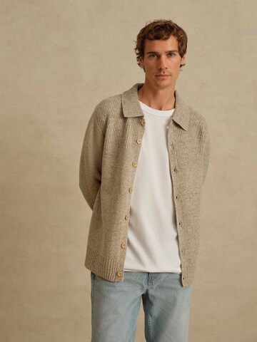 Vestes en maille 'Berkay' DAN FOX APPAREL en beige : devant