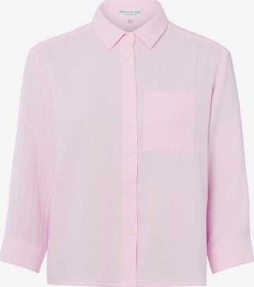 Chemisier Marie Lund en rose : devant