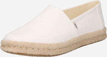 TOMS Espadrill i vit: framsida