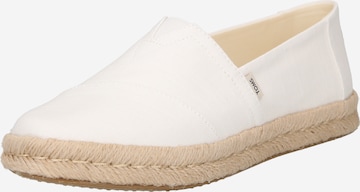 TOMS Espadrilles in White: front