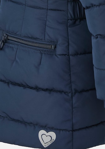 s.Oliver Mantel in Blauw: zijkant