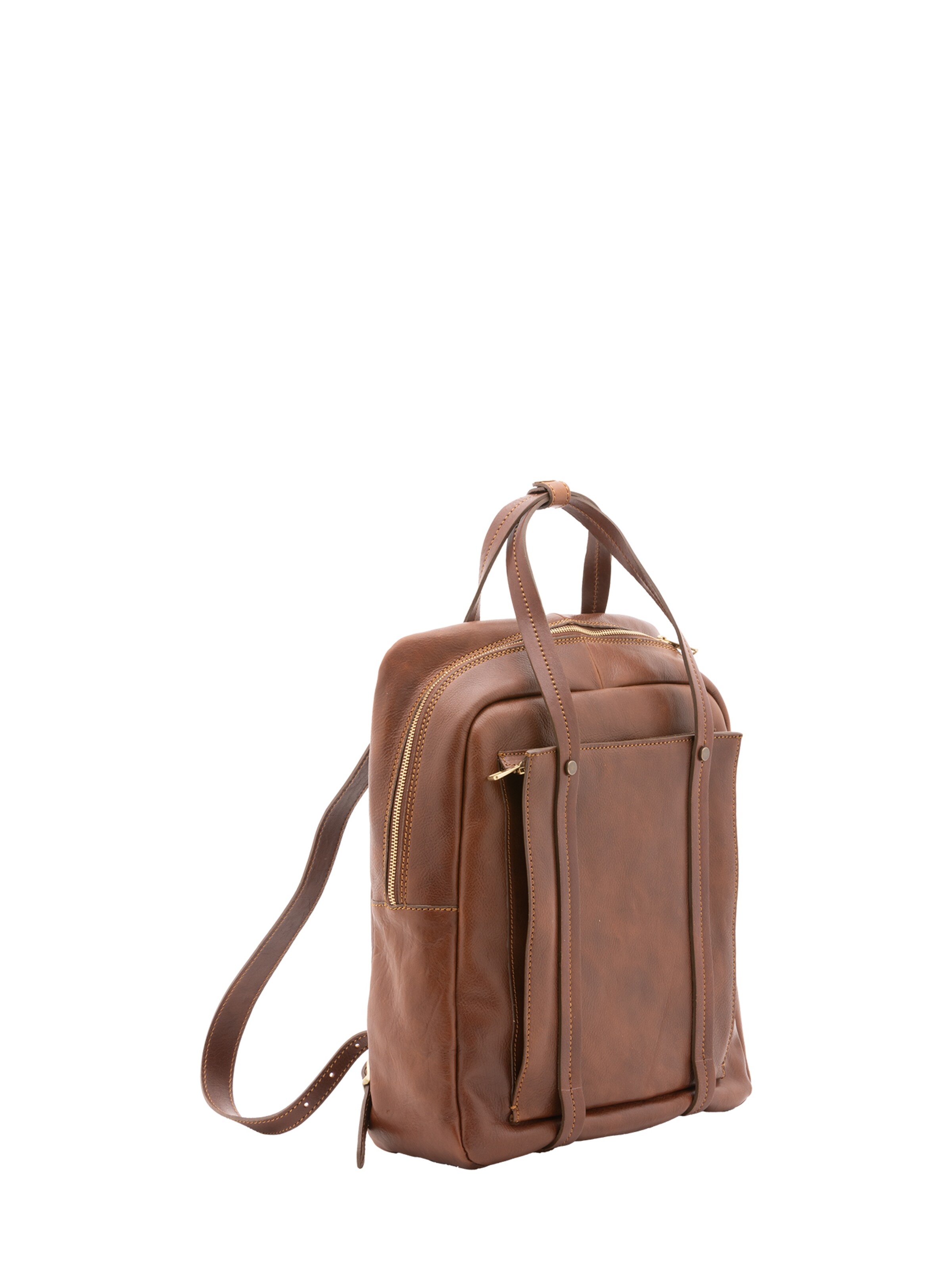 Sac à dos Viola Castellani en marron : devant