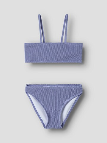NAME IT Bandeau Bikini in Blauw
