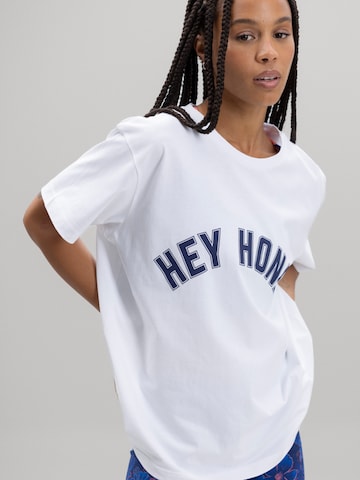Hey Honey - Camiseta 'T-Shirts Cotton' en blanco: frente