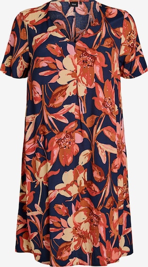 Suknelė 'Vbella' iš Zizzi, spalva – tamsiai mėlyna / pastelinė geltona / omarų spalva / lašišų spalva, Prekių apžvalga