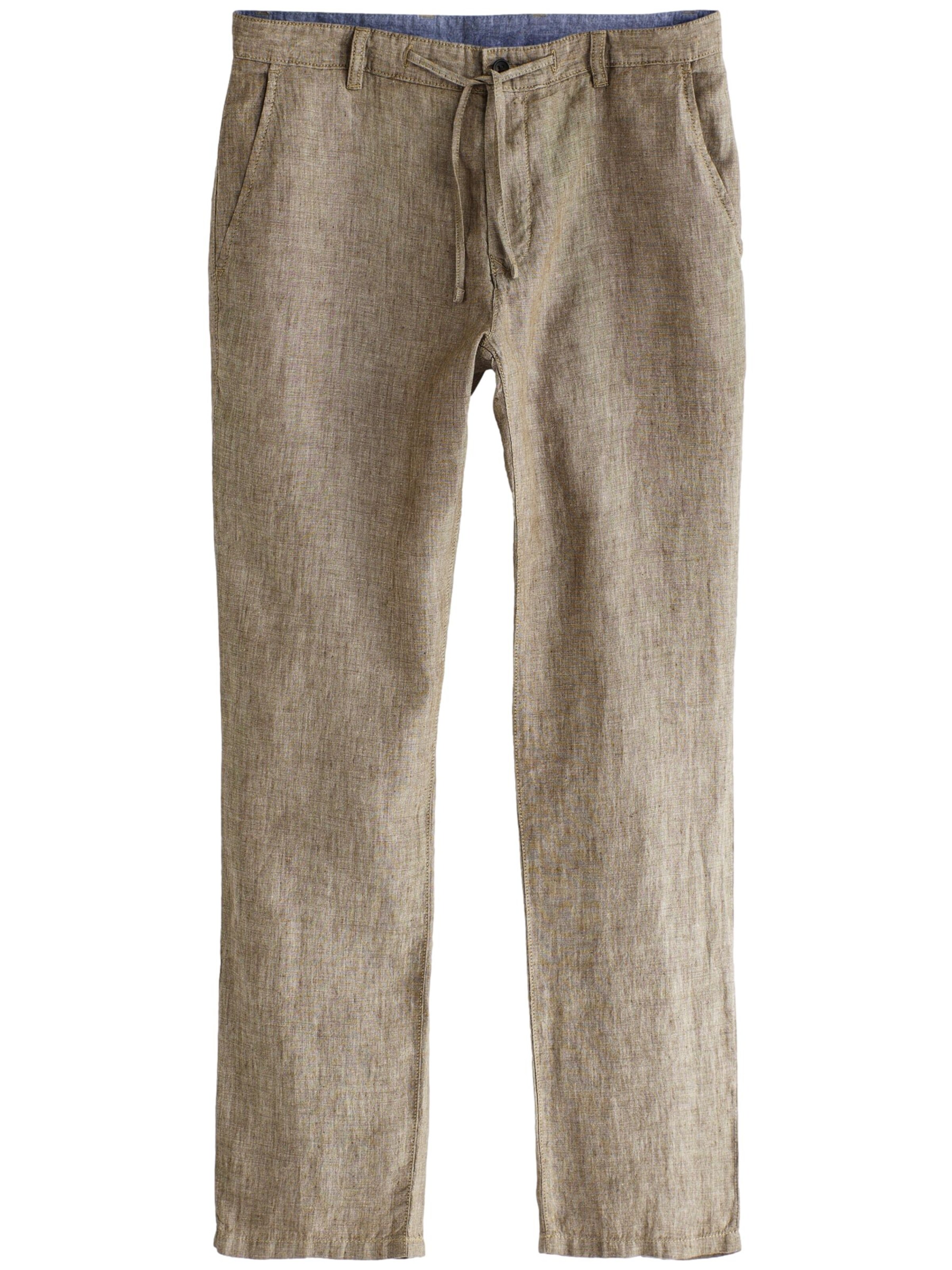 Next Regular Broek in Beige: voorkant