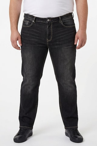 Men Plus Regular Jeans in Black