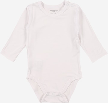 Hust & Claire - regular Pijama entero/body en blanco: frente