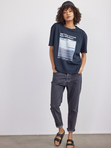 BEARTH Shirt ''BEARTH-Print' Bio-Baumwolle' in Grey