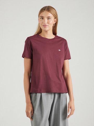 T-shirt GANT en rouge : devant