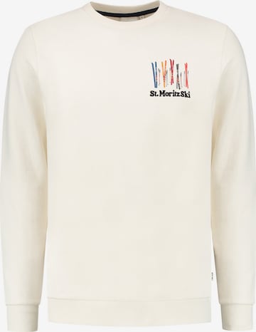 Shiwi Sweatshirt 'Ski' in White: front