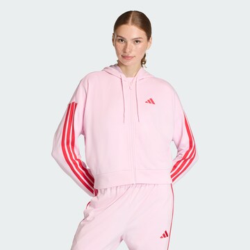 ADIDAS SPORTSWEAR Sportief sweatvest ' Essentials ' in Roze: voorkant