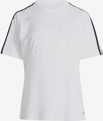 ADIDAS ORIGINALS Shirt ' Star Wars ' in Wit: voorkant