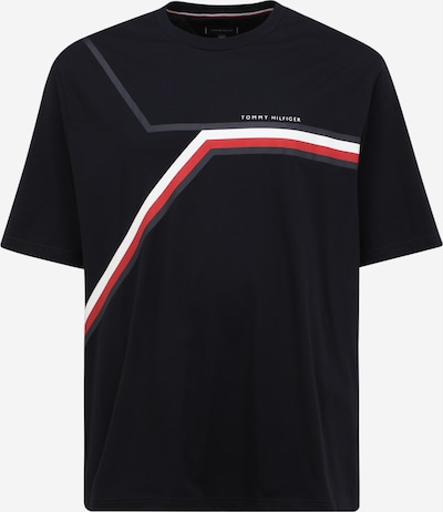 Tommy Hilfiger Big & Tall T-Shirt en bleu nuit / rouge / blanc, Vue avec produit