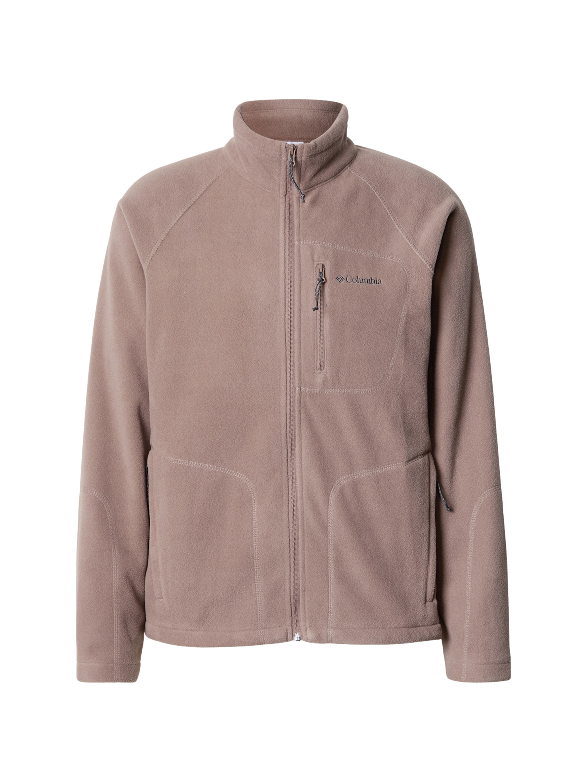 Giacca di pile funzionale 'Fast Trek™ II' di COLUMBIA in marrone: frontale