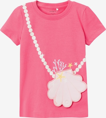 T-Shirt 'ZUZZIE' NAME IT en rose : devant