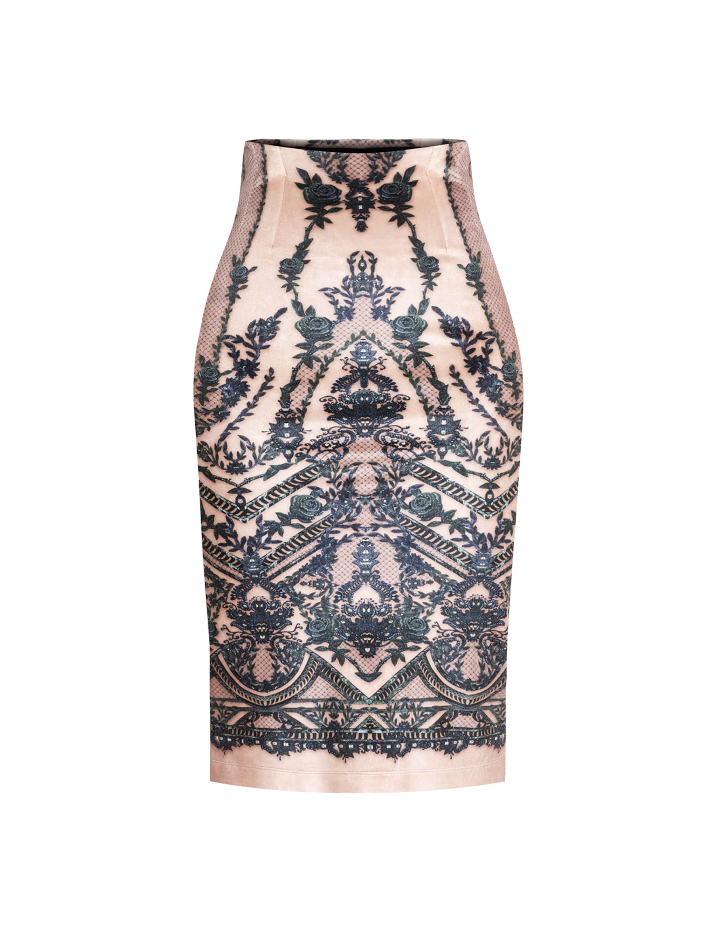 JIORO Skirt 'GRAFFITI POWDER' in Mixed colours: front