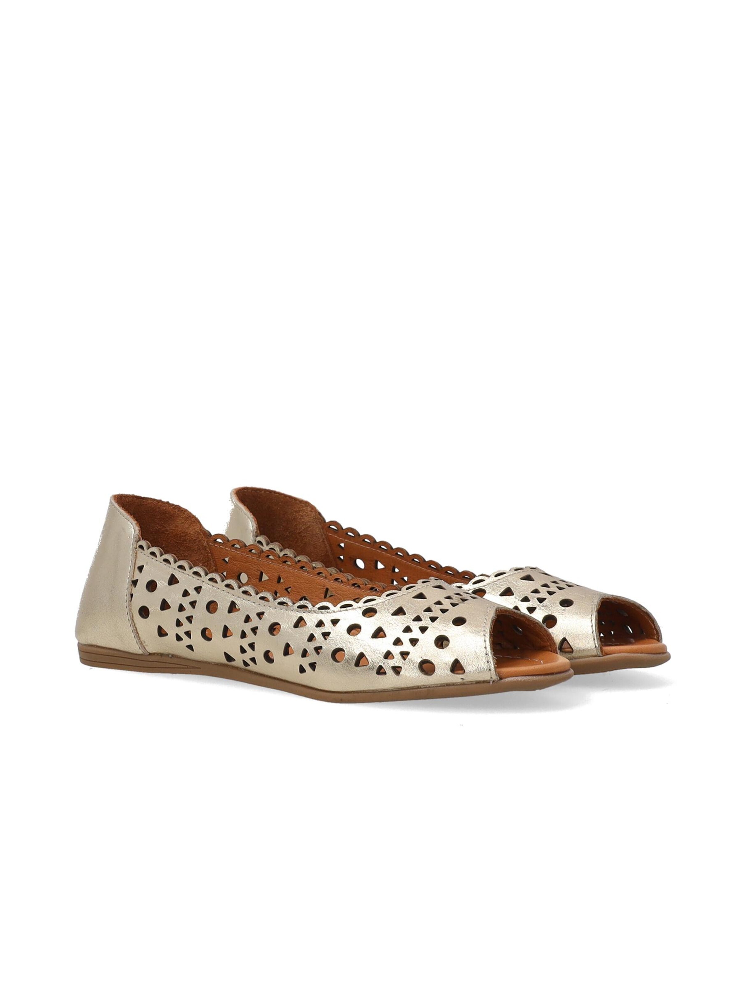 VENEZIA Ballet Flats in Gold