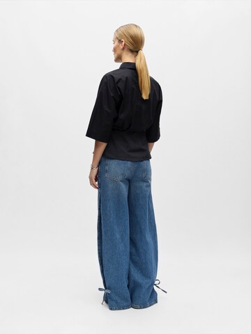 Camicia da donna 'OBJMerle Hope' di OBJECT in nero