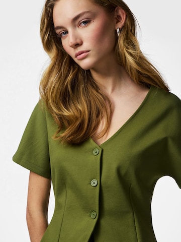 Cardigan 'PCGunhild' PIECES en vert