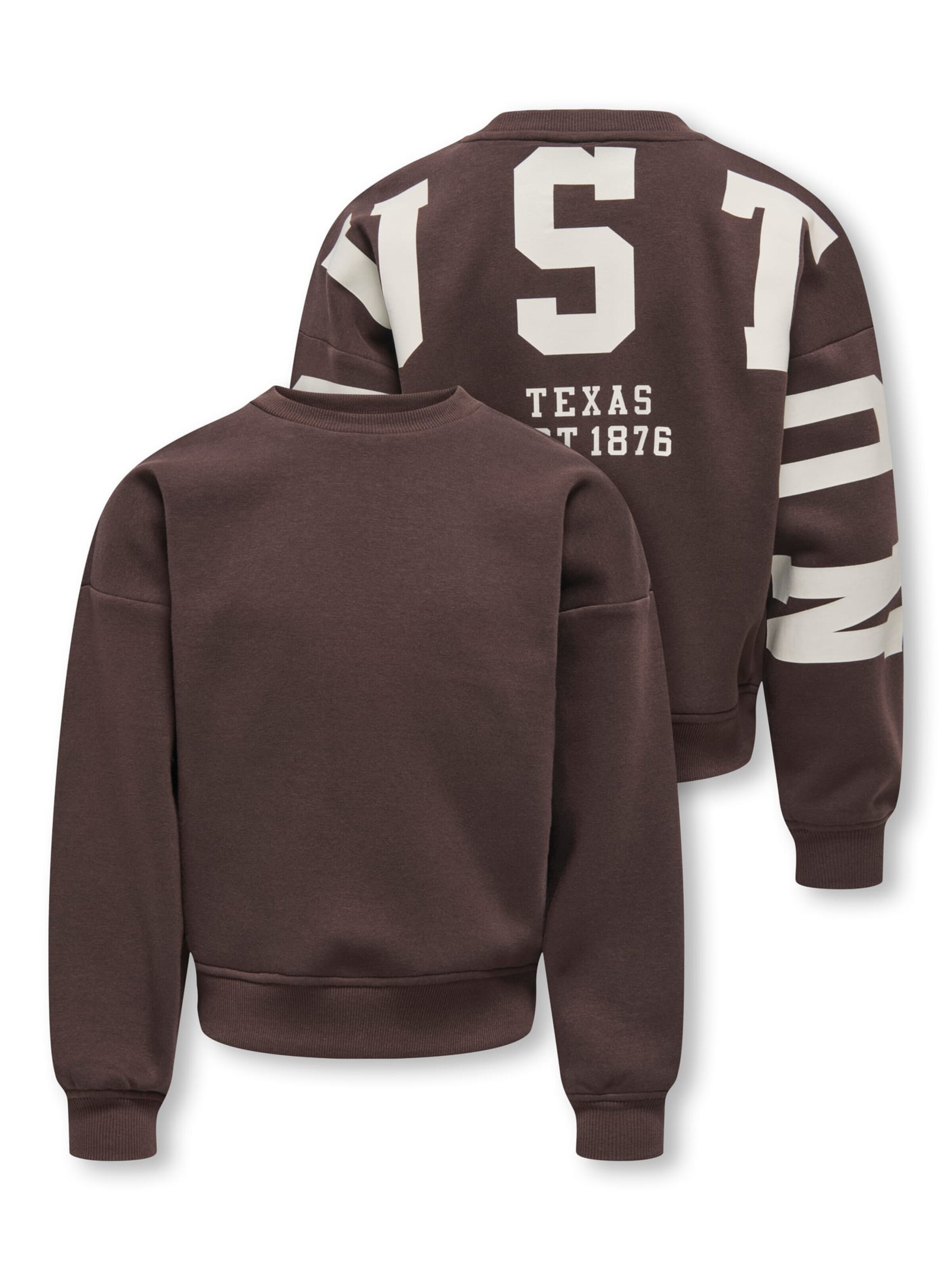 KIDS ONLY GIRL Sweater 'Sweat' in Brown
