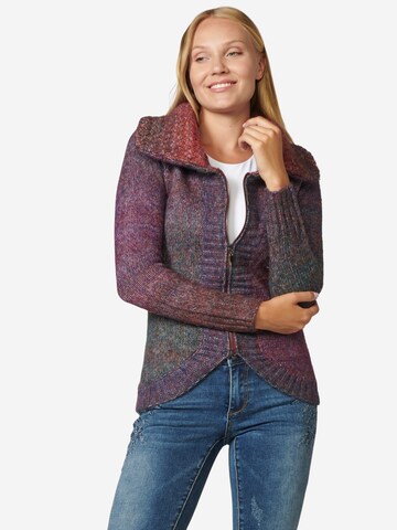 Cardigan KOROSHI en mélange de couleurs : devant