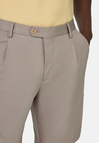 Boggi Milano Loose fit Pleated Pants in Grey