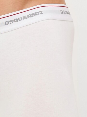Pantaloncini intimi lunghi di DSQUARED2 in bianco