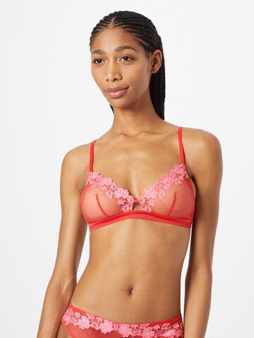 ETAM Triangle Bra in Red: front