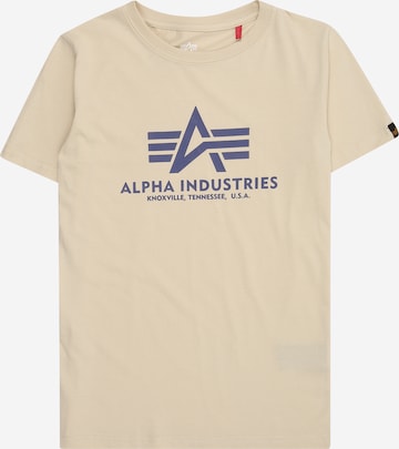 ALPHA INDUSTRIES - Camisola em bege: frente