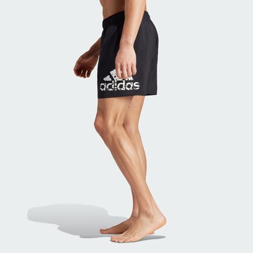 ADIDAS SPORTSWEAR Athletic Swim Trunks 'Big Logo Clx Short' in Black