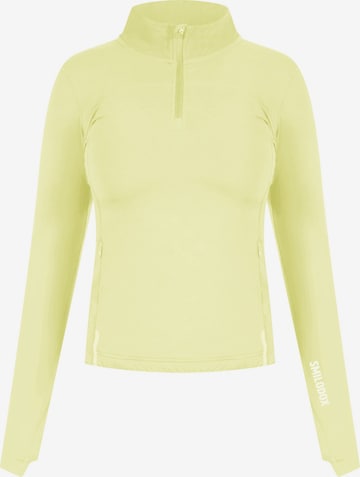 Smilodox Performance Shirt 'Fastlane' in Yellow: front