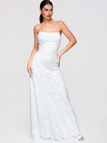 Robe de soirée Ombre en blanc
