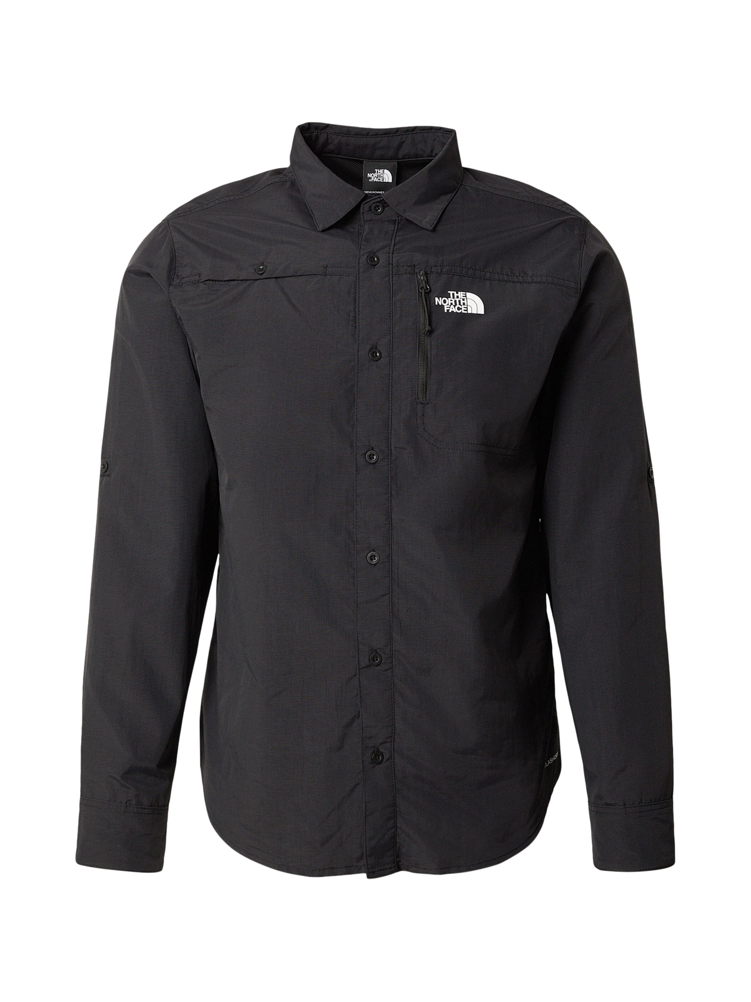 juoda THE NORTH FACE Standartinis modelis Funkciniai marškiniai 'SEQUOIA': priekis