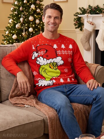 The Grinch Sweater 'Weihnachtspullover' in Red