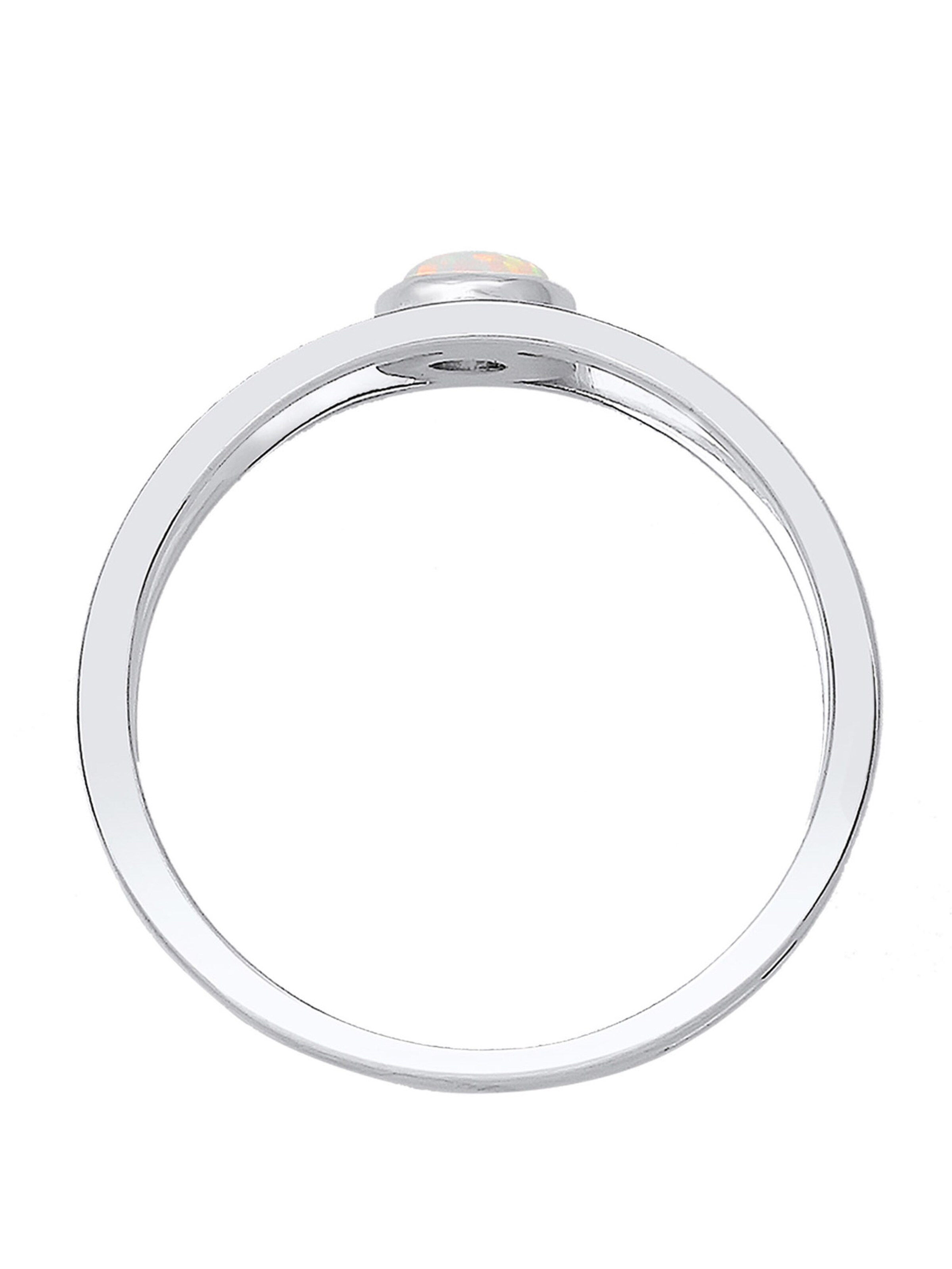 ELLI Ring 'Opal' in Silber