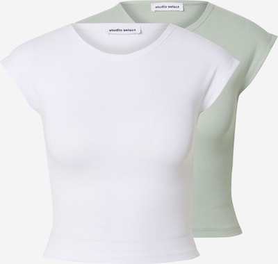 studioselect Camiseta 'Jasmin' en menta / blanco, Vista del producto