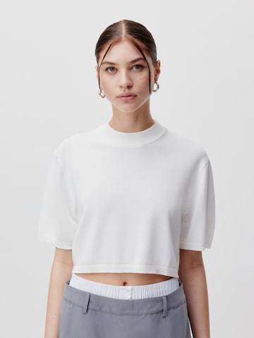 Pull-over 'Cara' LeGer by Lena Gercke en blanc : devant