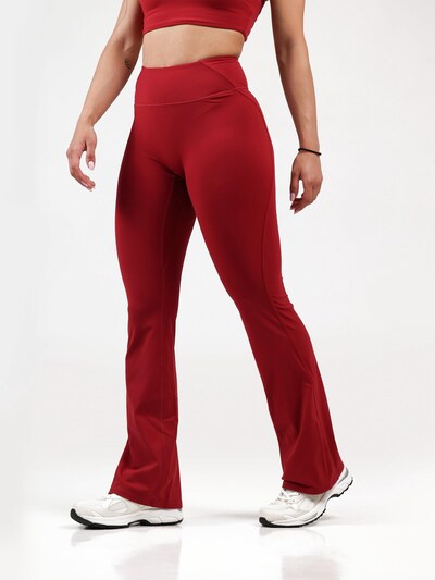 neverover Retuusid 'Nova Flared Leggings' XS suuruses kirsipunane, Tootevaade