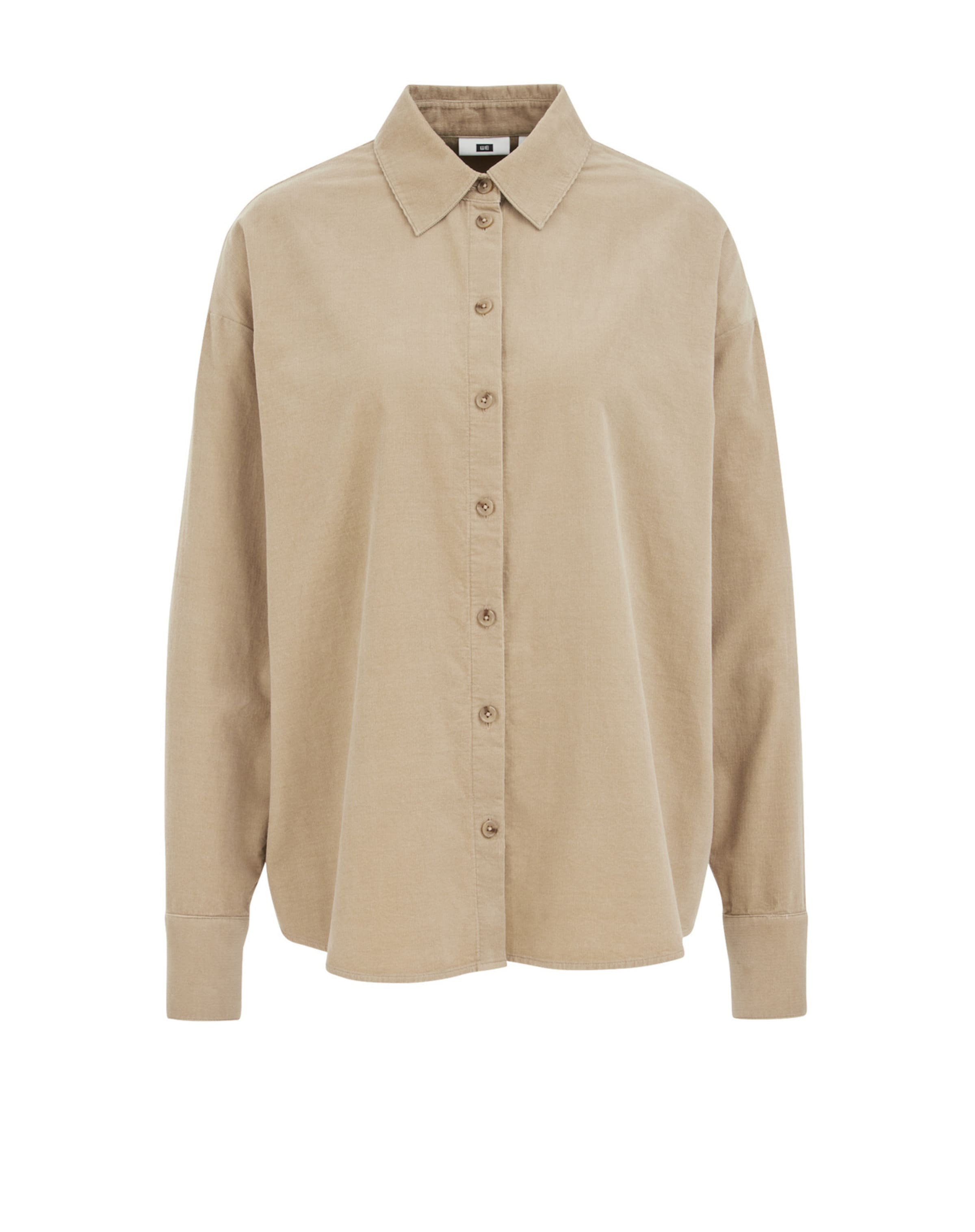 WE Fashion Блуза в бежово: отпред