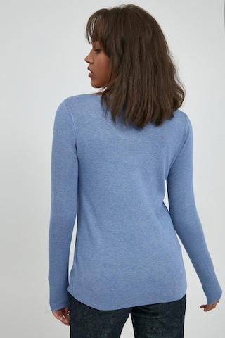 PULZ Jeans Strickpullover 'PZSARA' in Braun